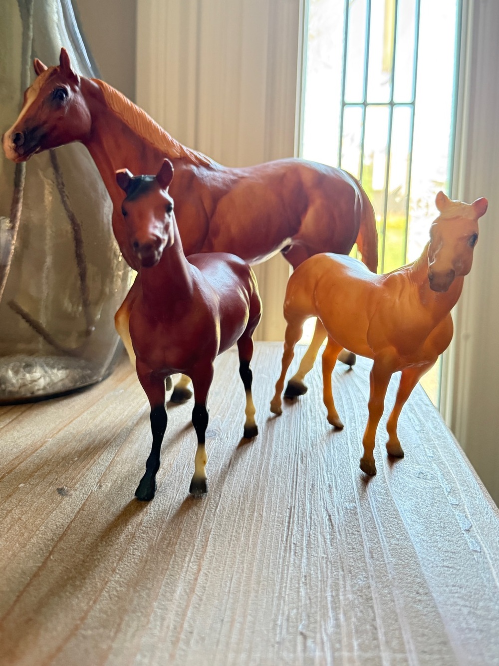 VTG Breyer Model Horse Lot – Set of 3 Traditional Scale Horses
